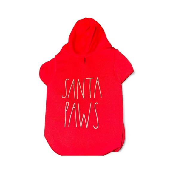 Rae Dunn Other - (3 For $30)Rae Dunn Santa Paws Dog Hoodie - Size S